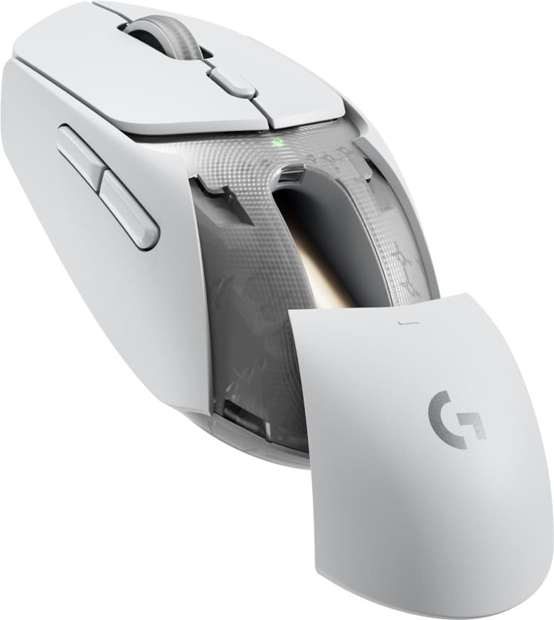 Logitech G G309 - Rato - gaming - óptico - 6 botões - sem fios - 2.4 GHz, Bluetooth - recetor USB Logitech LIGHTSPEED - branco — miniatura 4