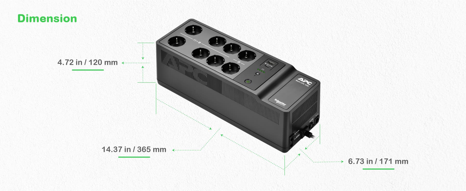 APC BE1050G2-GR — miniatura 14