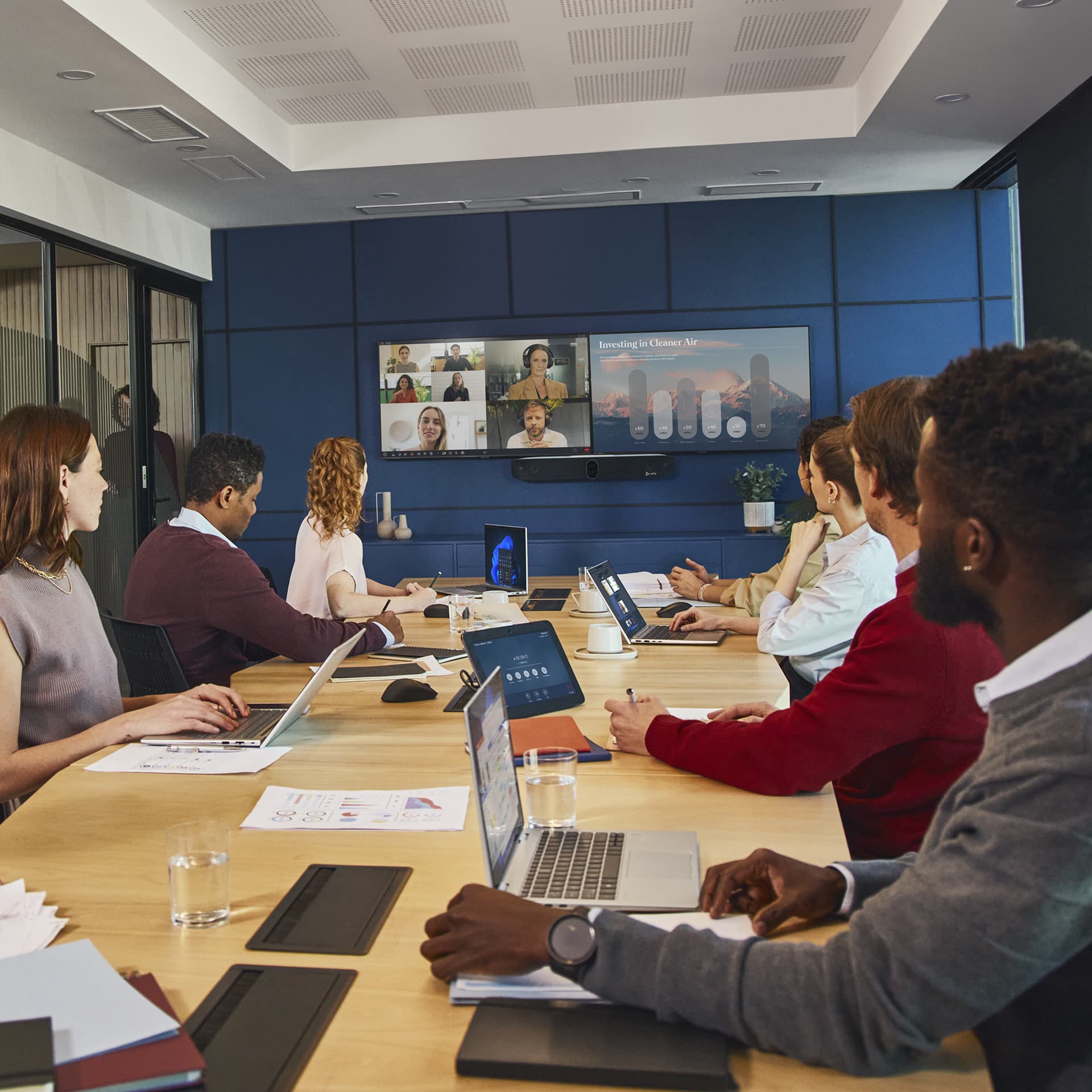 HP Poly Studio X72 All-In-One Video Bar No Power Cord TAA — miniatura 3