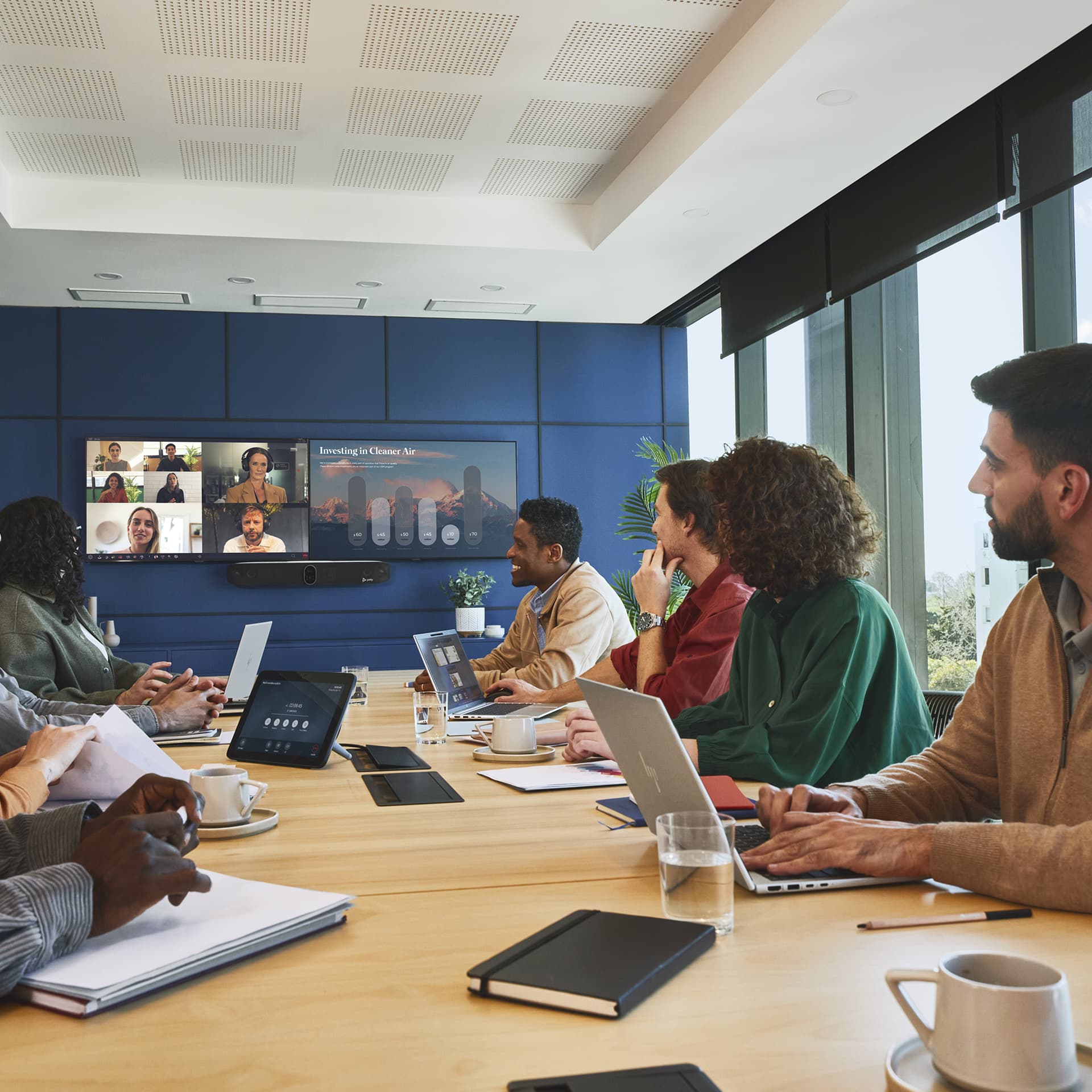 HP Poly Studio X72 All-In-One Video Bar No Power Cord TAA — miniatura 4