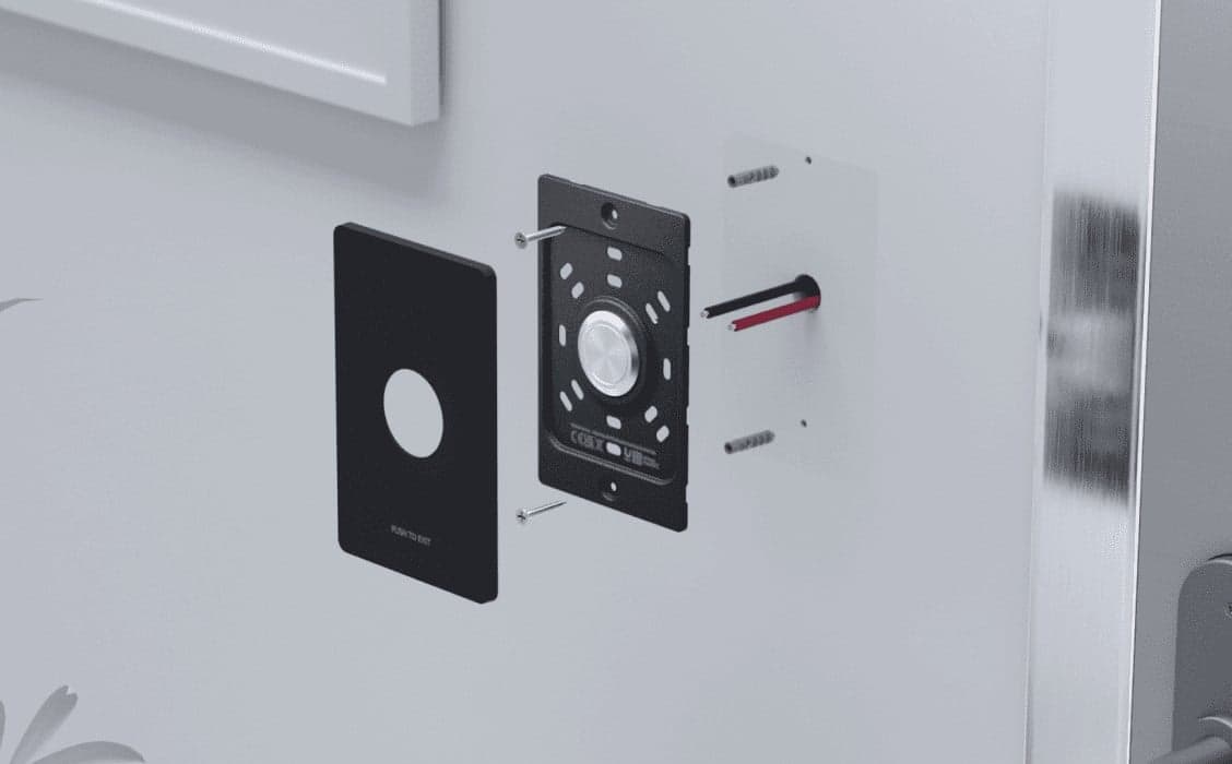 Ubiquiti - Exit button - branco, preto — miniatura 3