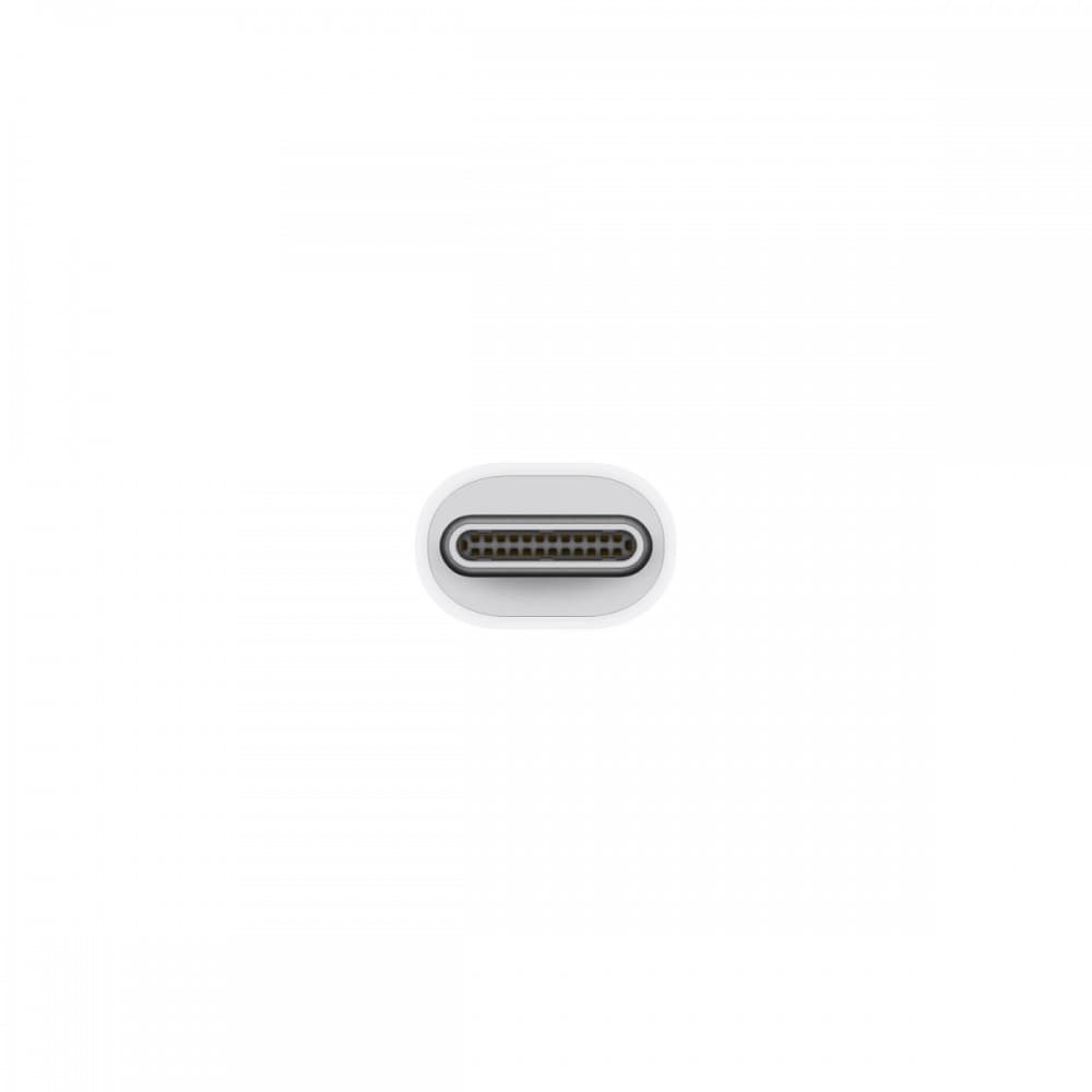 O Adaptador Thunderbolt 3 (USB‑C) para Thunderbolt 2 permite ligar dispositivos Thunderbolt e Thunderbolt 2, como discos rígidos externos e bases de ligação Thunderbolt, a qualquer uma das portas Thunderbolt 3 (USB‑C)/USB 4 do Mac — miniatura 4