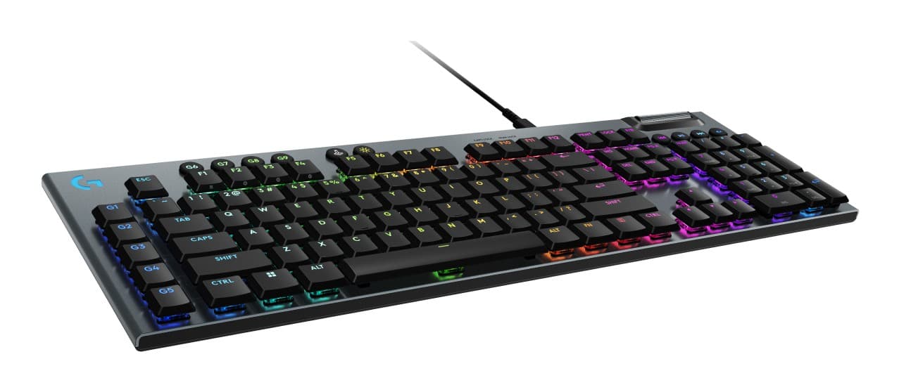 Logitech G G915 X - Teclado - luz traseira - USB - QWERTY - Padrão internacional americano - interruptor: GL Tactile - preto — miniatura 2