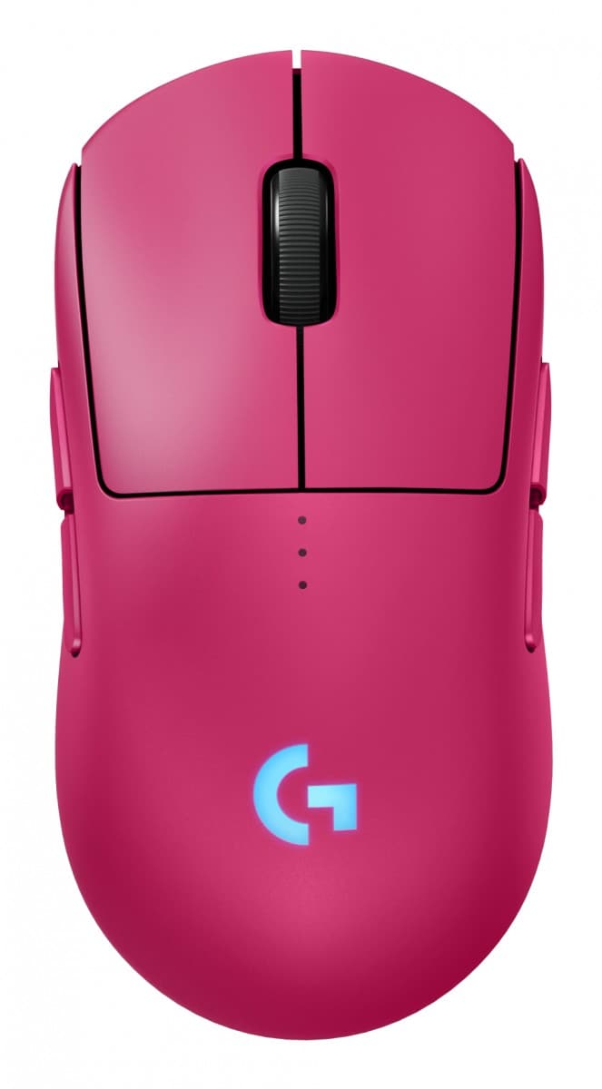 Logitech G PRO 2 - Rato - gaming - destros e canhotos - óptico - 8 botões - sem fios, com cabo - 2.4 GHz, USB - recetor USB Logitech LIGHTSPEED - rosa — miniatura 8