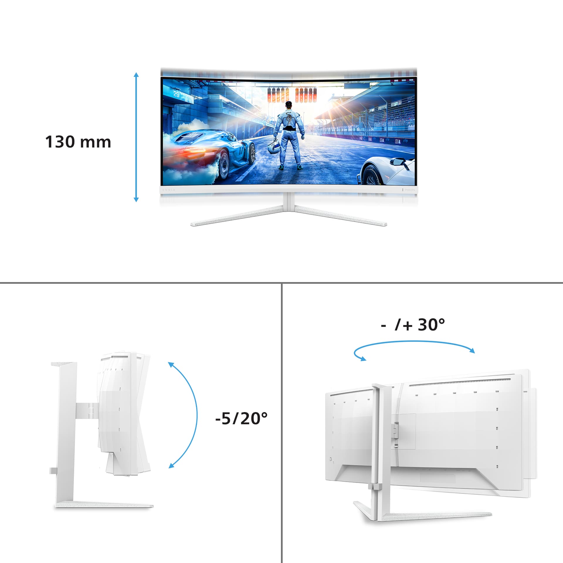 Philips Evnia 5000 34M2C5501A/00 — miniatura 3