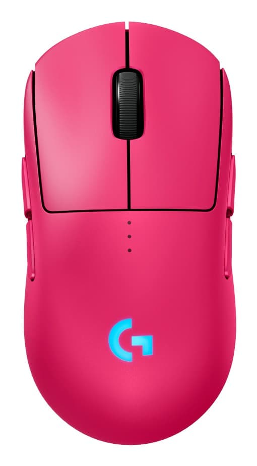 Logitech G PRO 2 - Rato - gaming - destros e canhotos - óptico - 8 botões - sem fios, com cabo - 2.4 GHz, USB - recetor USB Logitech LIGHTSPEED - rosa — miniatura 8