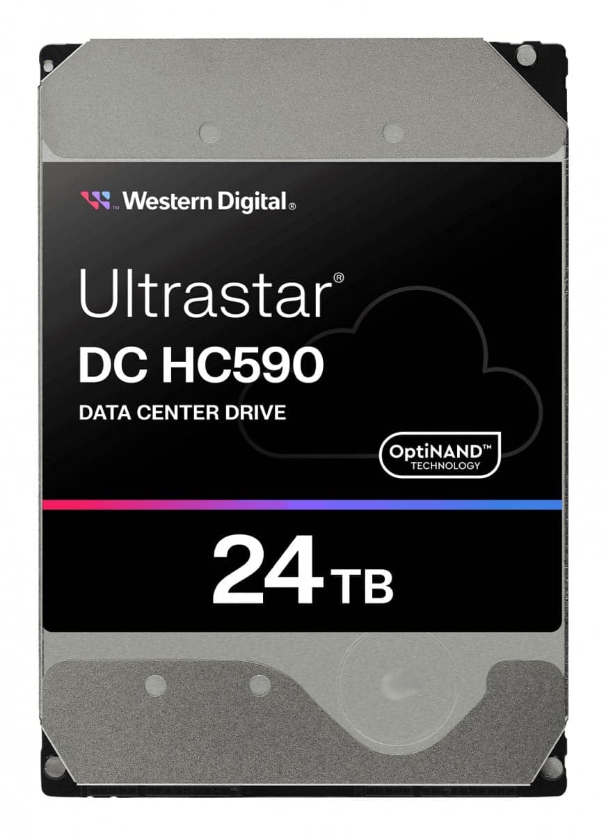 WD Ultrastar DC HC590 0F59373 - Disco rígido - Centro de Dados - encriptado - 24 TB - interna - 3.5" - SAS 12Gb/s - 7200 rpm - buffer: 512 MB - Self-Encrypting Drive (SED) — miniatura 2