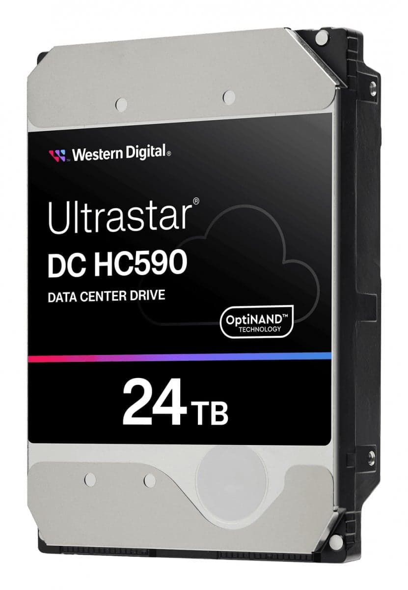 WD Ultrastar DC HC590 0F59373 - Disco rígido - Centro de Dados - encriptado - 24 TB - interna - 3.5" - SAS 12Gb/s - 7200 rpm - buffer: 512 MB - Self-Encrypting Drive (SED) — miniatura 3