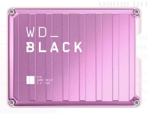 WD_BLACK P10 Game Drive WDBA2W0020BPK - Disco rígido - 2 TB - externa (portátil) - 2.5" - USB 3.2 Gen 1 - rosa — miniatura 2