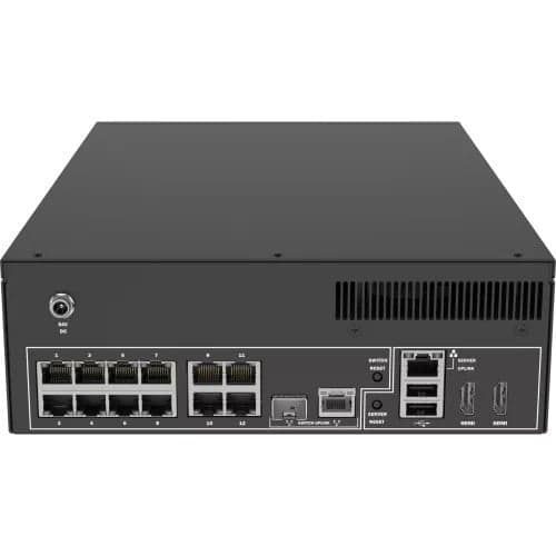 AXIS S22 Series S2212 Mk II - NVR - 12 canais - 1 x 6 TB - 6 TB - Em rede - PoE - montável em bastidor - Compatível com TAA, miniatura 1