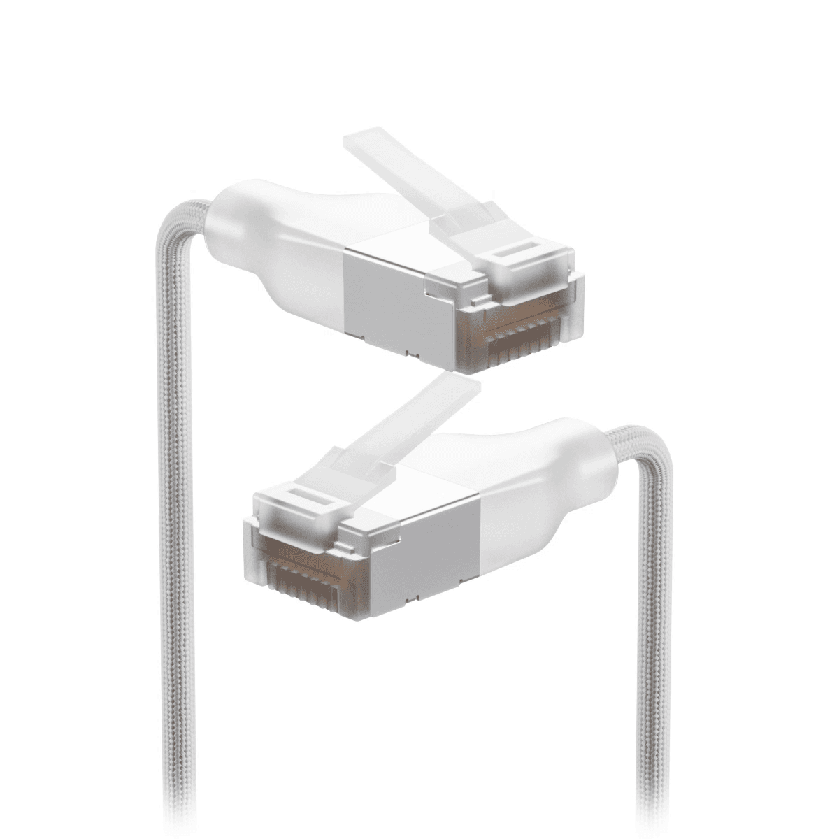 Ubiquiti UniFi - Cabo patch - RJ-45 (M) para RJ-45 (M) - 3 mm - blindado - CAT 6a - inicializado, interior - branco, miniatura 10