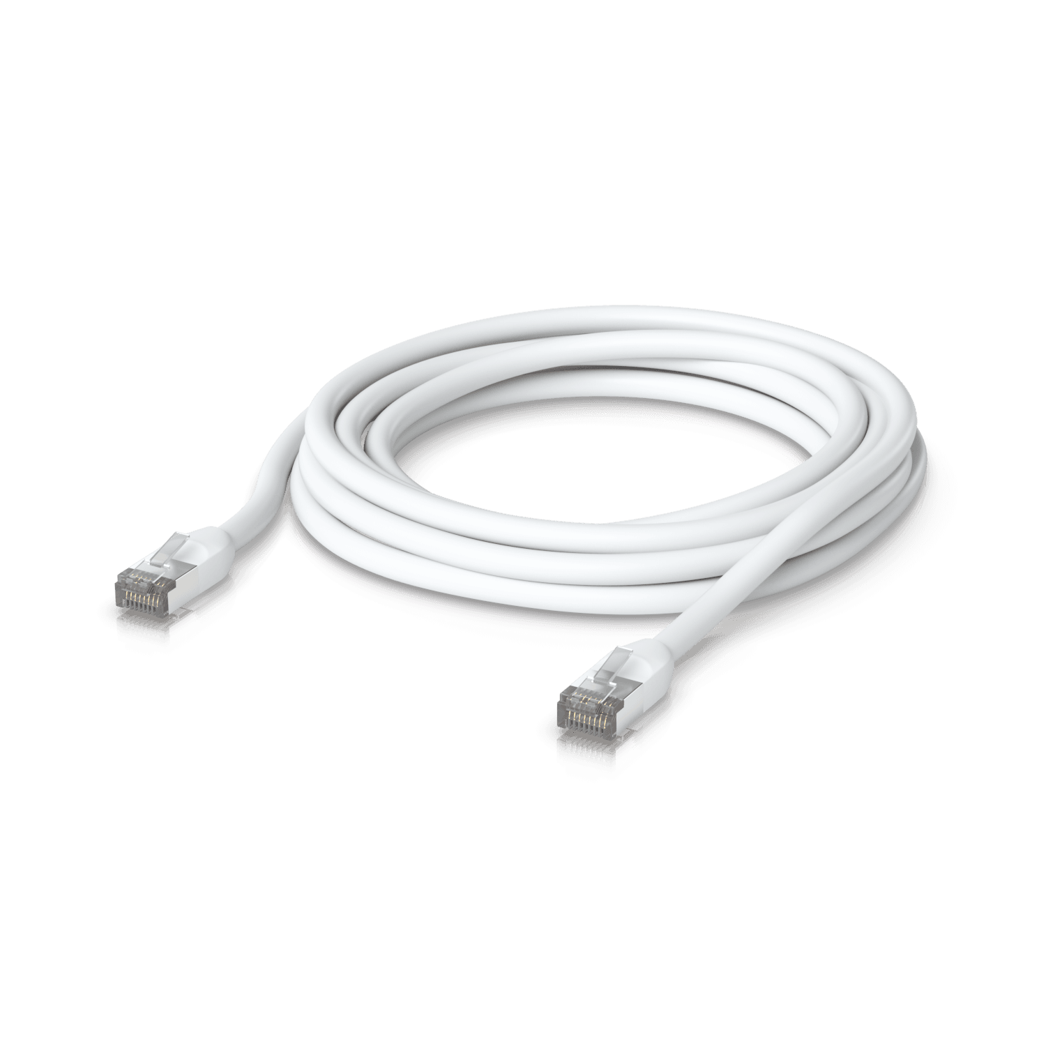 Ubiquiti UniFi - Cabo patch - RJ-45 (M) para RJ-45 (M) - 5 m - 3.5 mm - blindado - CAT 6a - inicializado, exterior, robusto - branco, miniatura 7