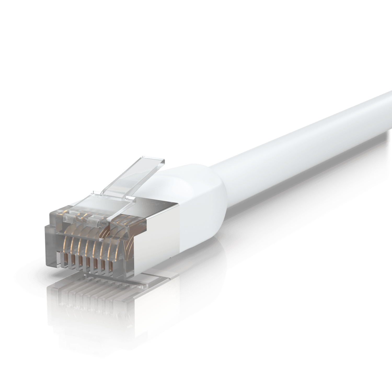Ubiquiti UniFi - Cabo patch - RJ-45 (M) para RJ-45 (M) - 3 m - 3.5 mm - blindado - CAT 6a - inicializado, exterior, robusto - branco, miniatura 3