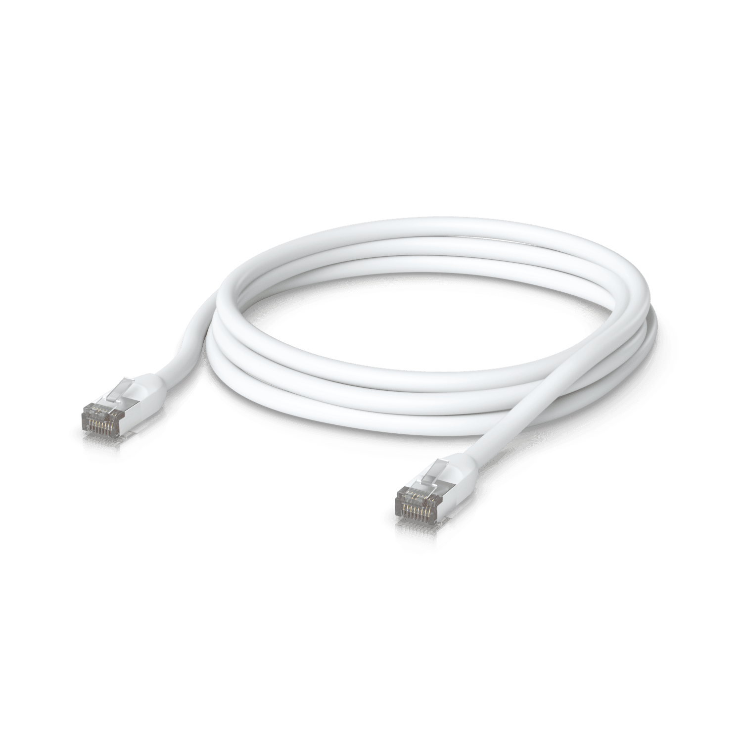 Ubiquiti UniFi - Cabo patch - RJ-45 (M) para RJ-45 (M) - 3 m - 3.5 mm - blindado - CAT 6a - inicializado, exterior, robusto - branco, miniatura 6
