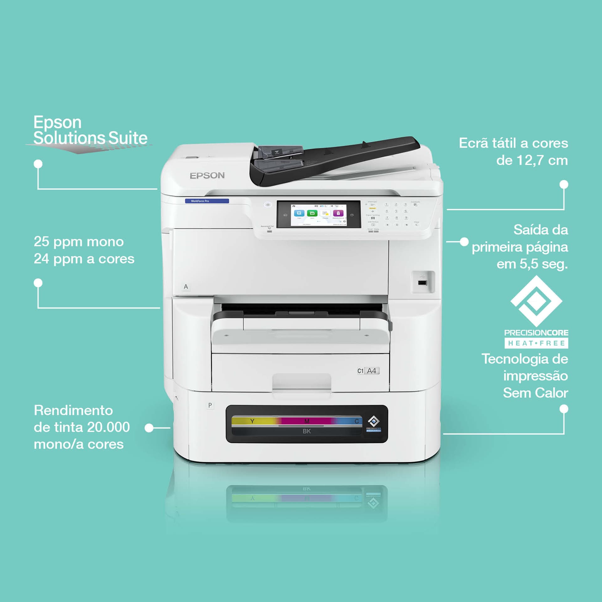 Epson WorkForce Pro EM-C8100RDWF — miniatura 6
