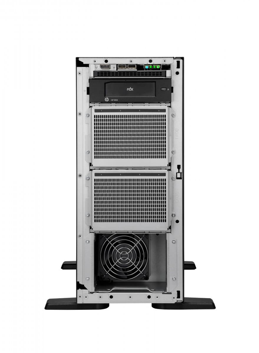 HPE ProLiant ML110 Gen11 - Servidor - torre 4.5U - 1 via - 1 x Xeon Bronze 3508U / até 2.2 GHz - RAM 32 GB - SATA/NVMe - hot-swap (permuta) 2.5" compartimento(s) - SSD 2 x 480 GB - Gigabit Ethernet - monitor: nenhum — miniatura 7