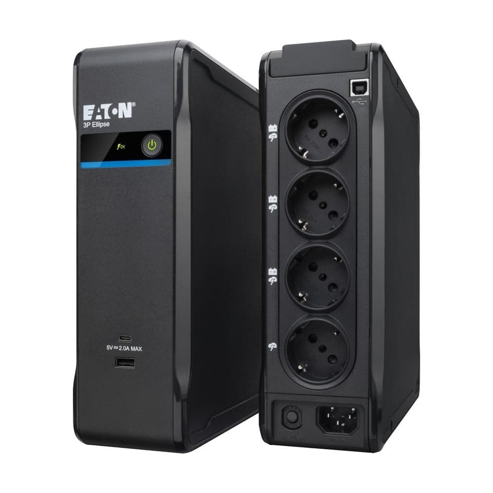 Eaton 3P Ellipse 900 USB DIN/IT - UPS - AC 220-240 V - 540 watt - 900 VA - USB - conectores de saída: 4, miniatura 5