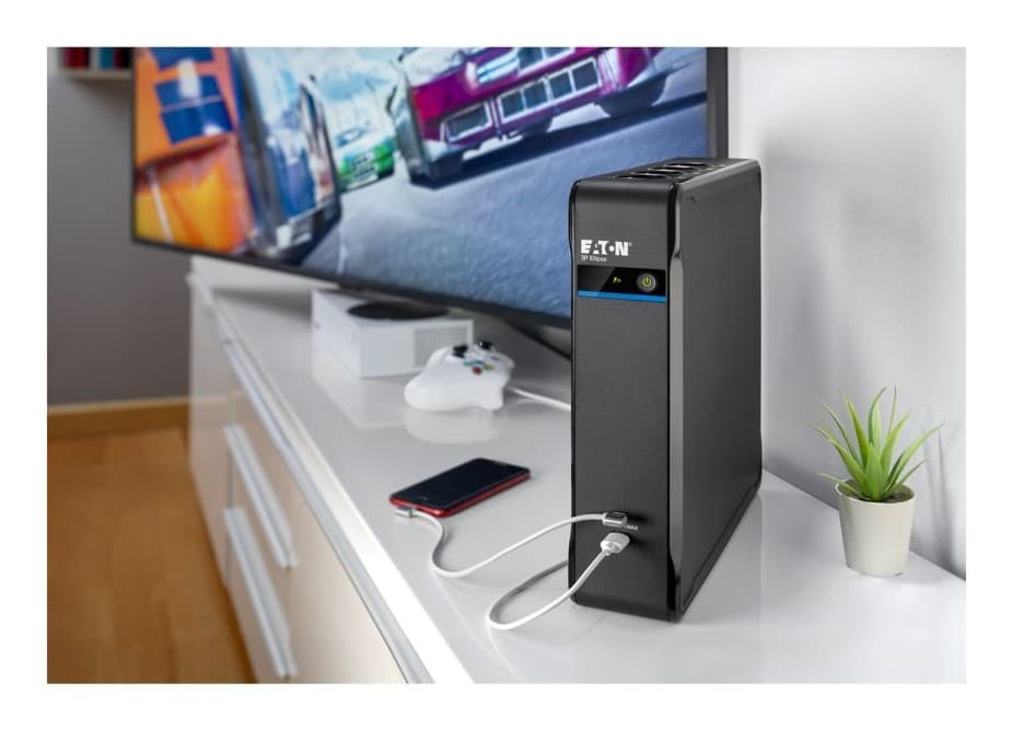 Eaton 3P Ellipse 1700 USB DIN/IT - UPS - AC 220-240 V - 1040 watt - 1700 VA - USB - conectores de saída: 8 — miniatura 9