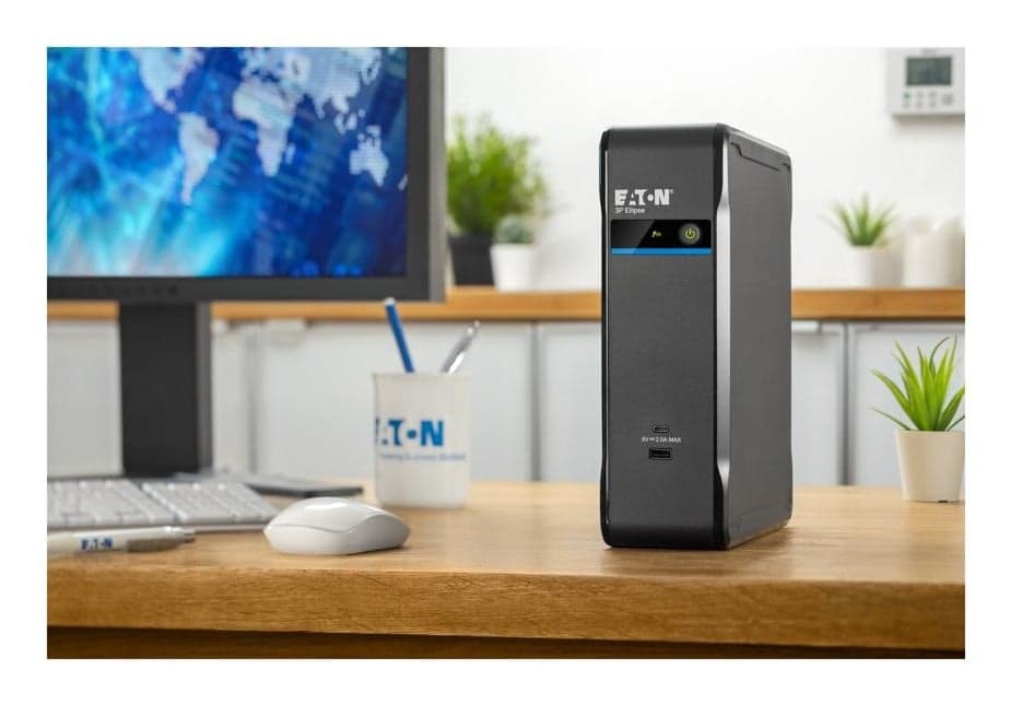 Eaton 3P Ellipse 700 USB DIN/IT - UPS - AC 220-240 V - 420 watt - 700 VA - USB - conectores de saída: 4 — miniatura 8