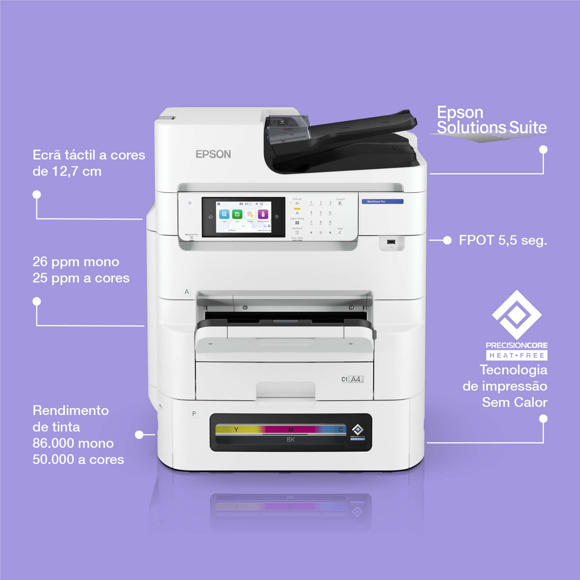 Epson WorkForce Pro EM-C8101RDWF — miniatura 14