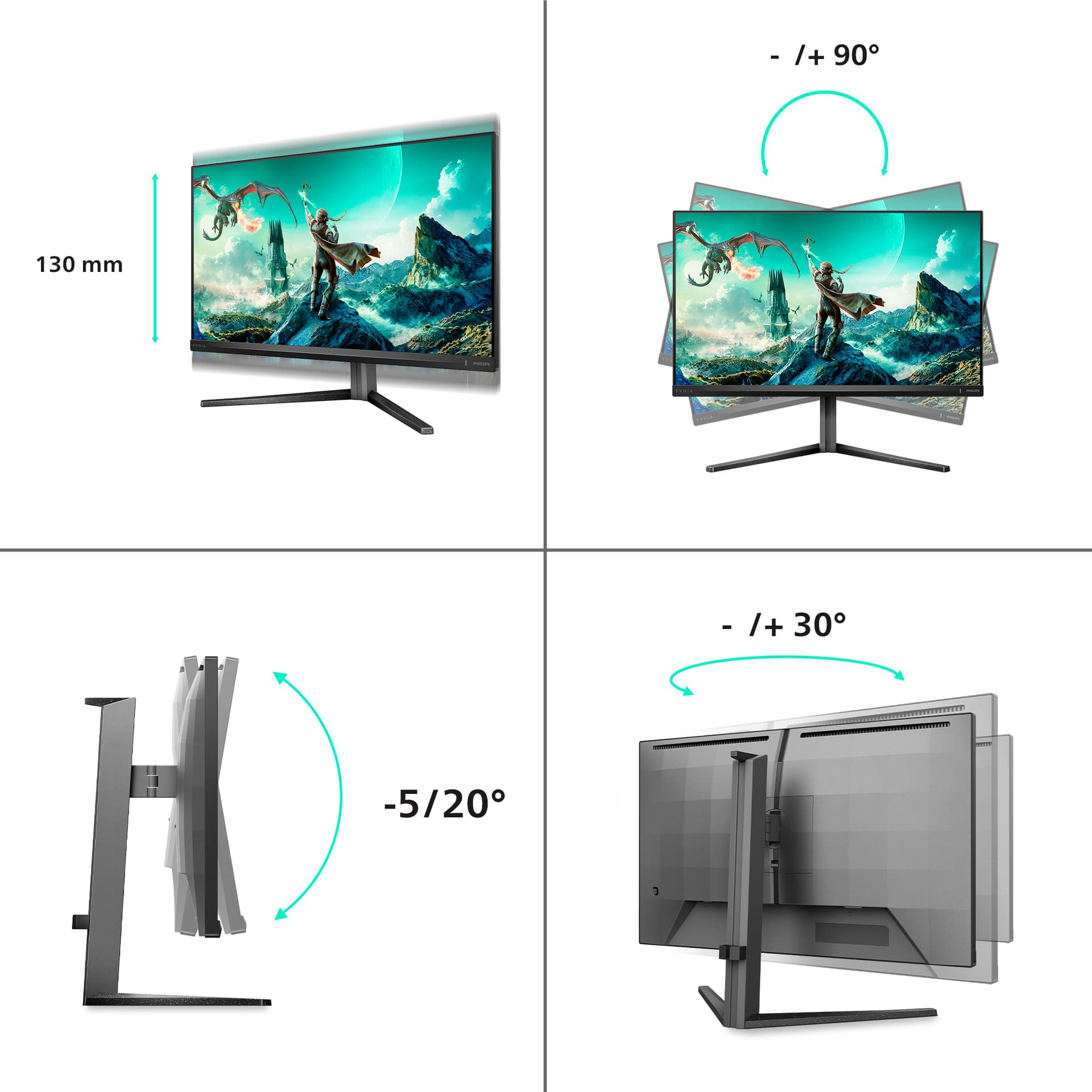 Philips Evnia 3000 27M2N3800A/00 — miniatura 3