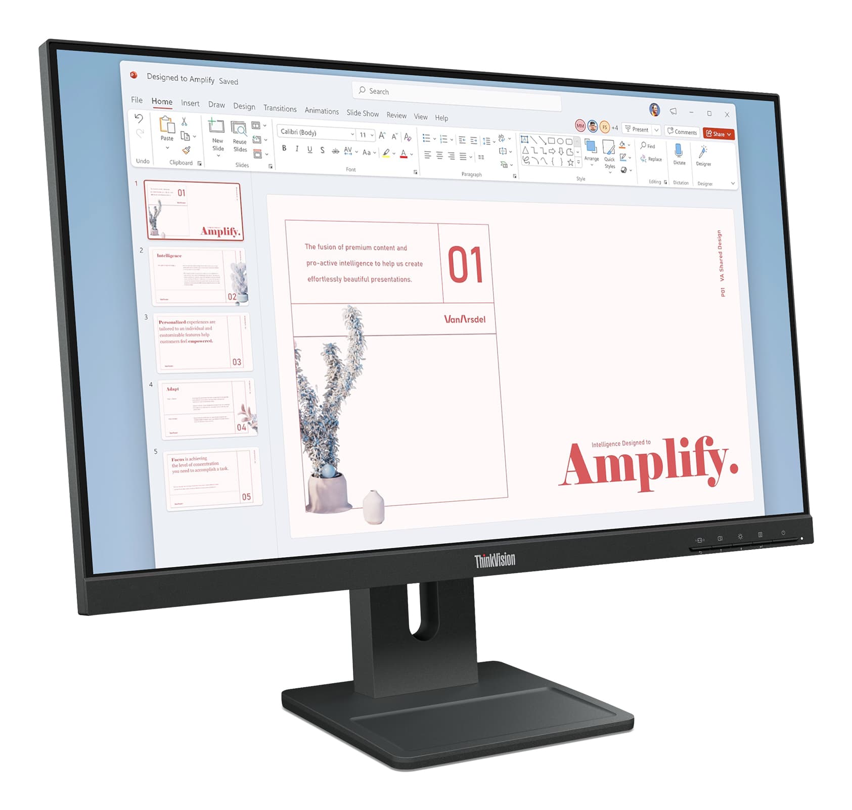 Lenovo ThinkVision E24-40 Monitor — miniatura 3