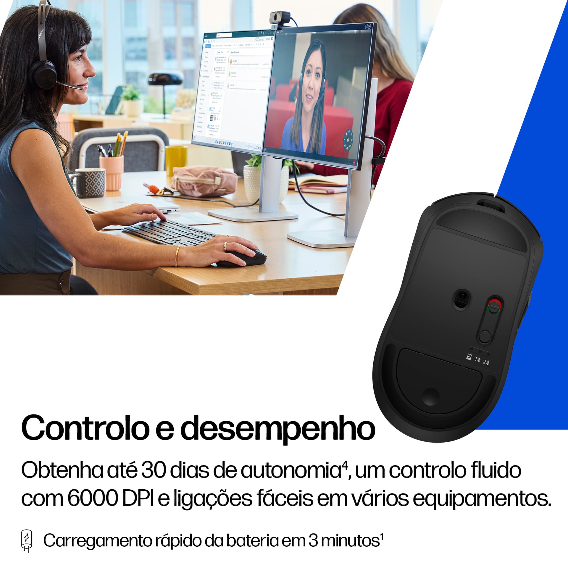 HP Rato recarregável sem fios 705 — miniatura 5