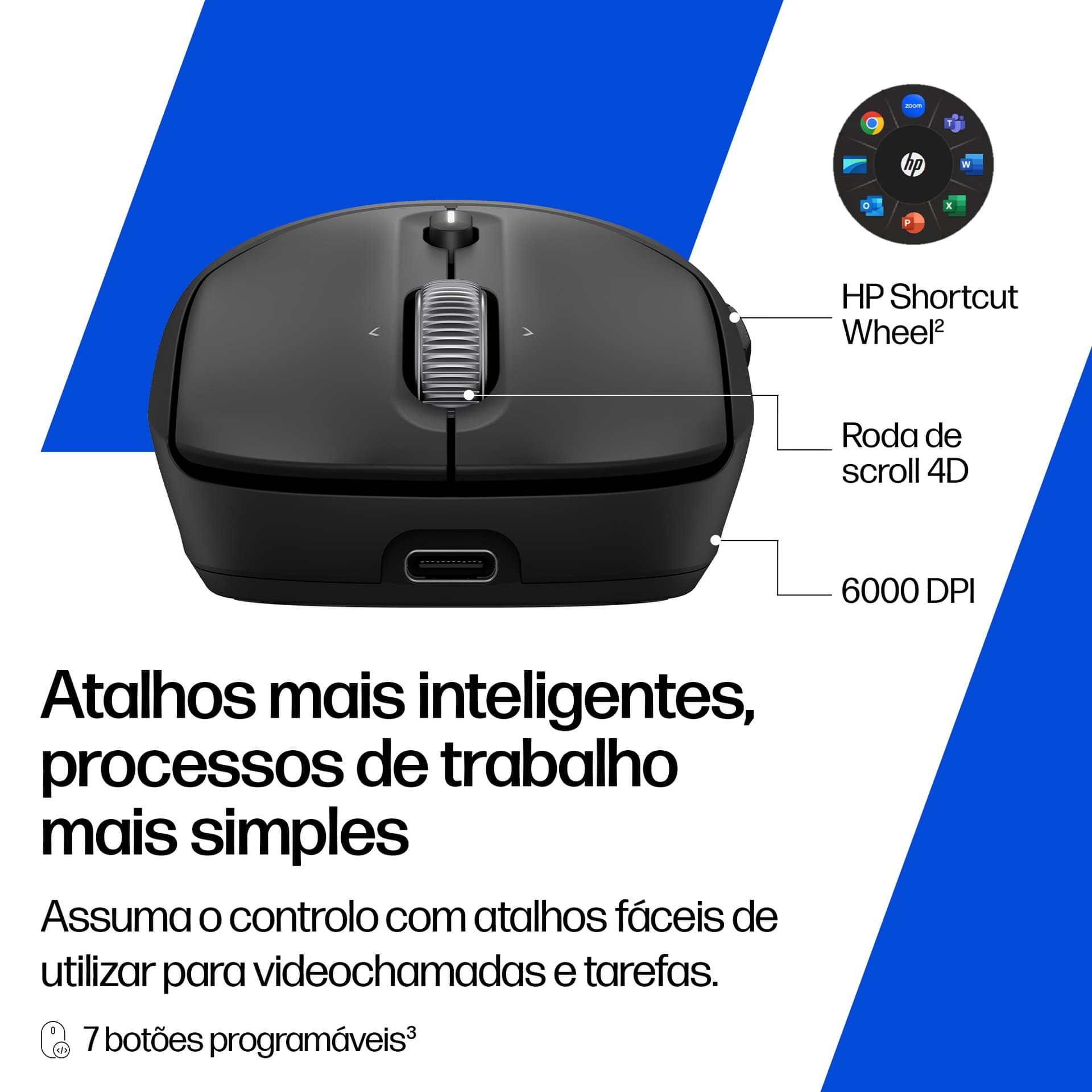HP Rato recarregável sem fios 705 — miniatura 7