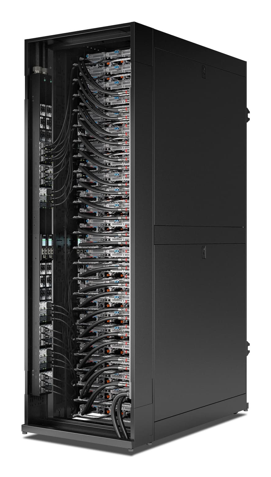 APC NetShelter Rack PDU Advanced Gen 2, Metered, 3Phase, 43.5kW 400V 63A or 34.6kW 415V 60A, 560P6, 42 Outlet, miniatura 4