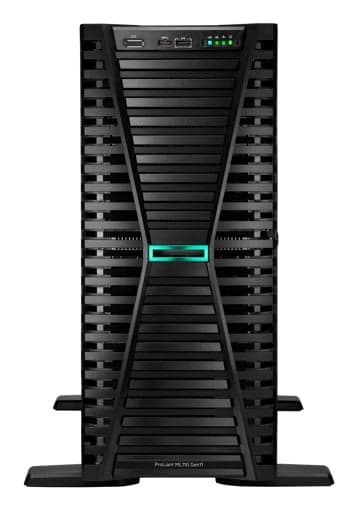 HPE ProLiant ML110 Gen11 - Servidor - torre 4.5U - 1 via - 1 x Xeon Gold 5416S / até 4 GHz - RAM 64 GB - SATA/SAS/NVMe - hot-swap (permuta) 2.5" compartimento(s) - SSD 2 x 960 GB - Gigabit Ethernet - sem SO - monitor: nenhum - Smart Choice — miniatura 2