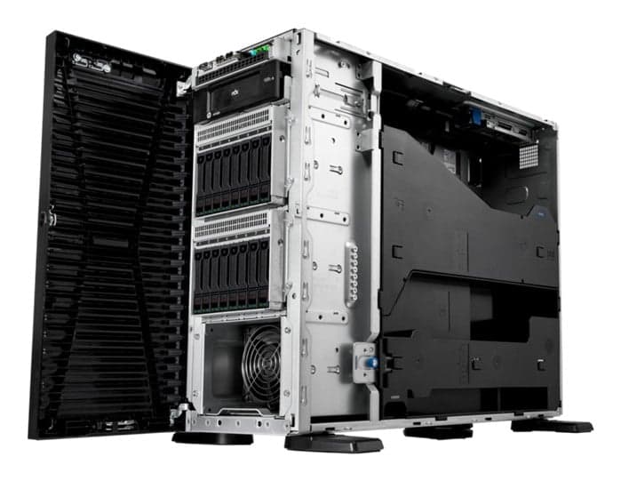 HPE ProLiant ML110 Gen11 - Servidor - torre 4.5U - 1 via - 1 x Xeon Gold 5416S / até 4 GHz - RAM 64 GB - SATA/SAS/NVMe - hot-swap (permuta) 2.5" compartimento(s) - SSD 2 x 960 GB - Gigabit Ethernet - sem SO - monitor: nenhum - Smart Choice — miniatura 3