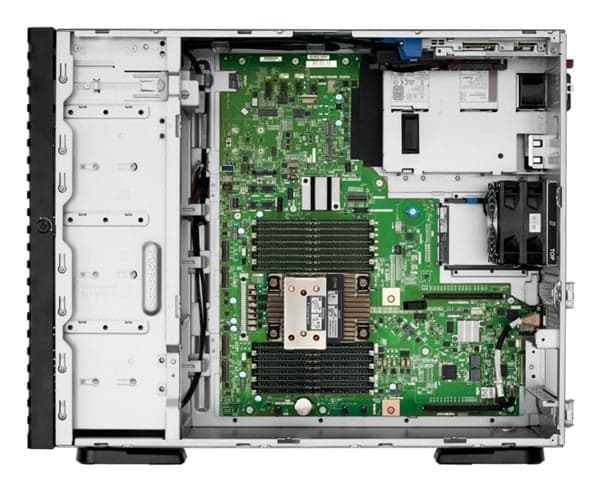 HPE ProLiant ML110 Gen11 - Servidor - torre 4.5U - 1 via - 1 x Xeon Gold 5416S / até 4 GHz - RAM 64 GB - SATA/SAS/NVMe - hot-swap (permuta) 2.5" compartimento(s) - SSD 2 x 960 GB - Gigabit Ethernet - sem SO - monitor: nenhum - Smart Choice — miniatura 6