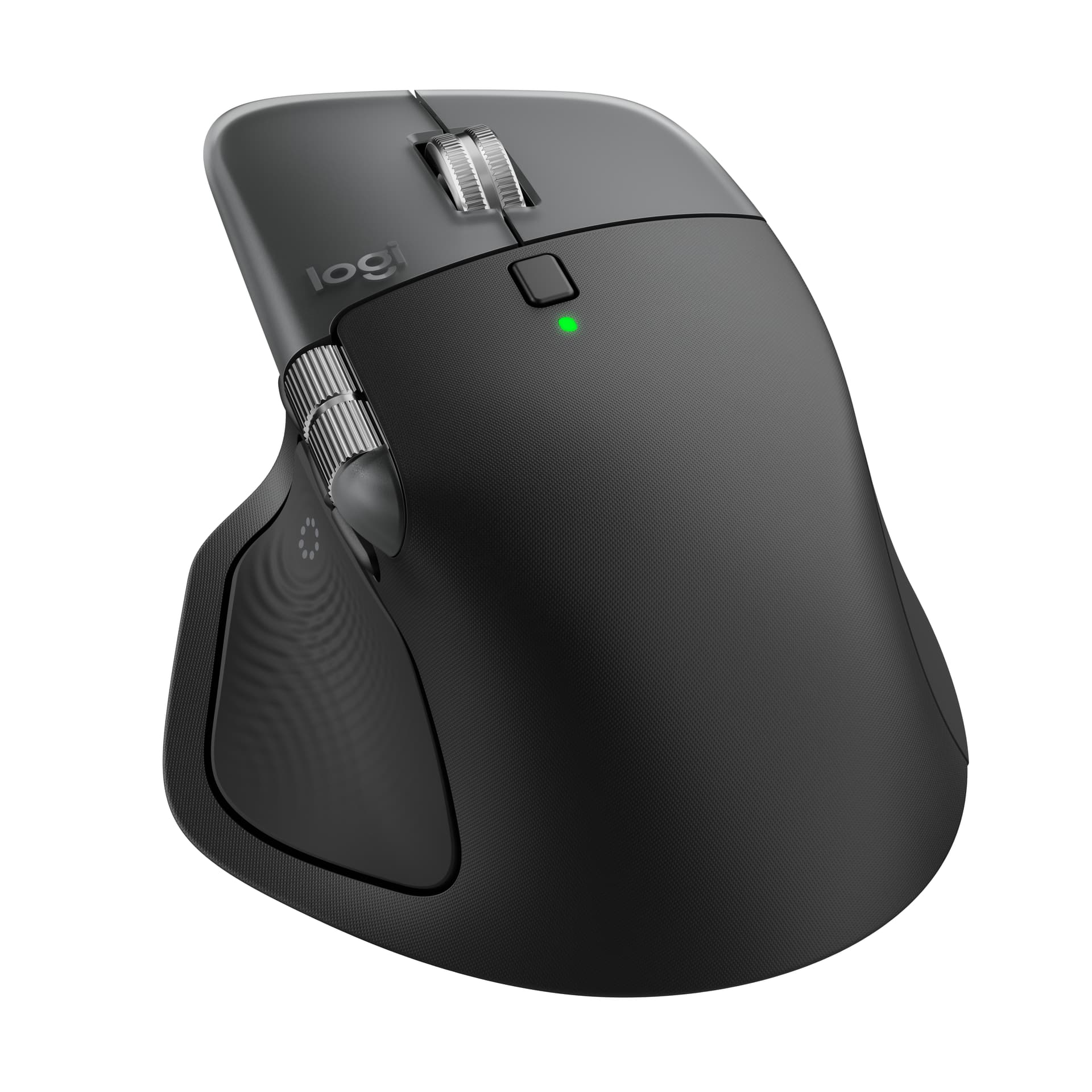 Logitech MX Master 4 for Mac, rato ergonómico com Bluetooth com feedback tátil de desempenho avançado, deslocamento ultrarrápido, carregamento por USB-C , MacOS, iPadOS, Windows - preto sideral — miniatura 4