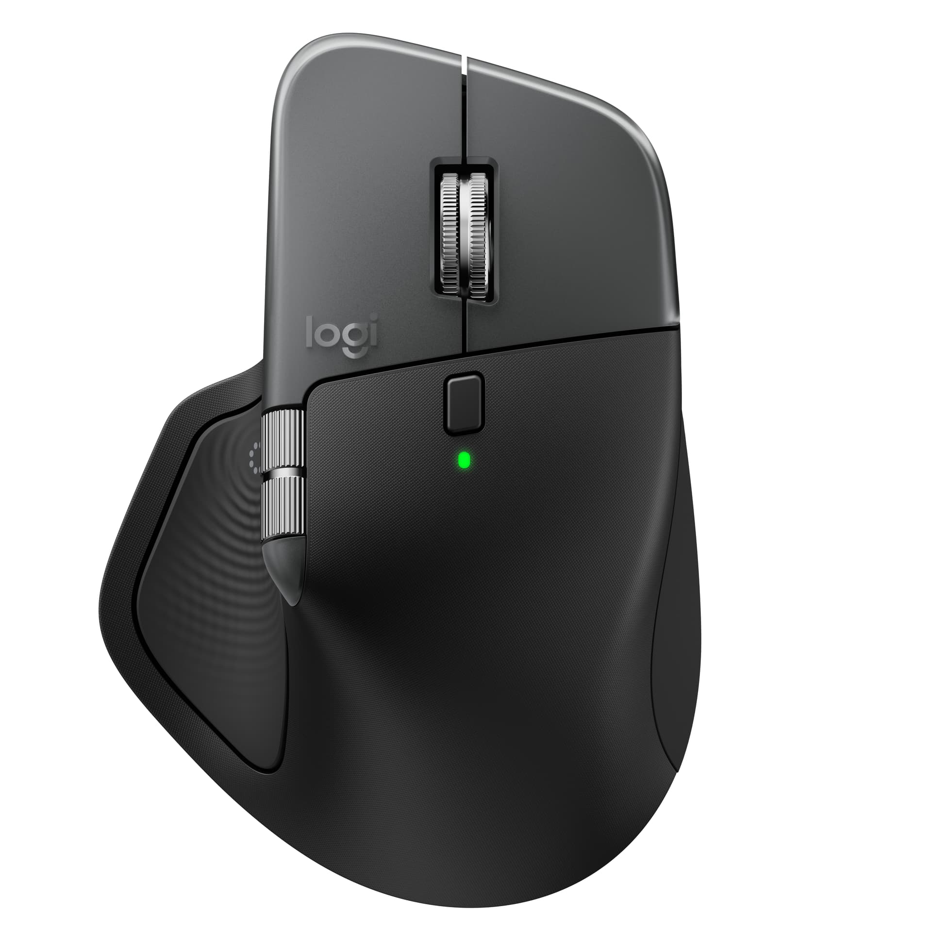 Logitech MX Master 4 for Mac, rato ergonómico com Bluetooth com feedback tátil de desempenho avançado, deslocamento ultrarrápido, carregamento por USB-C , MacOS, iPadOS, Windows - preto sideral — miniatura 5