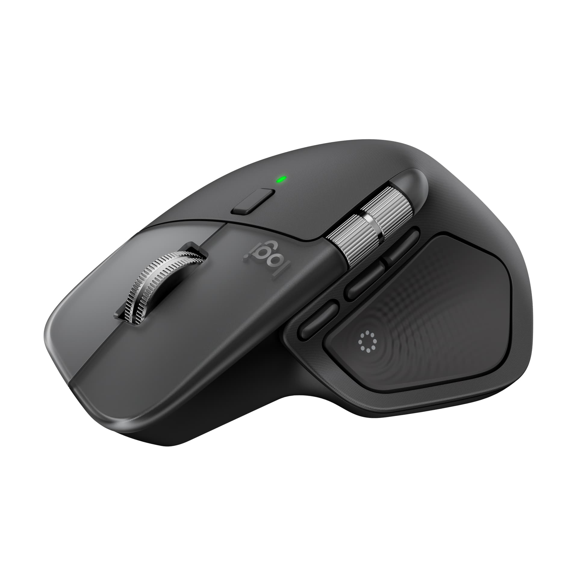 Logitech MX Master 4 for Mac, rato ergonómico com Bluetooth com feedback tátil de desempenho avançado, deslocamento ultrarrápido, carregamento por USB-C , MacOS, iPadOS, Windows - preto sideral — miniatura 6