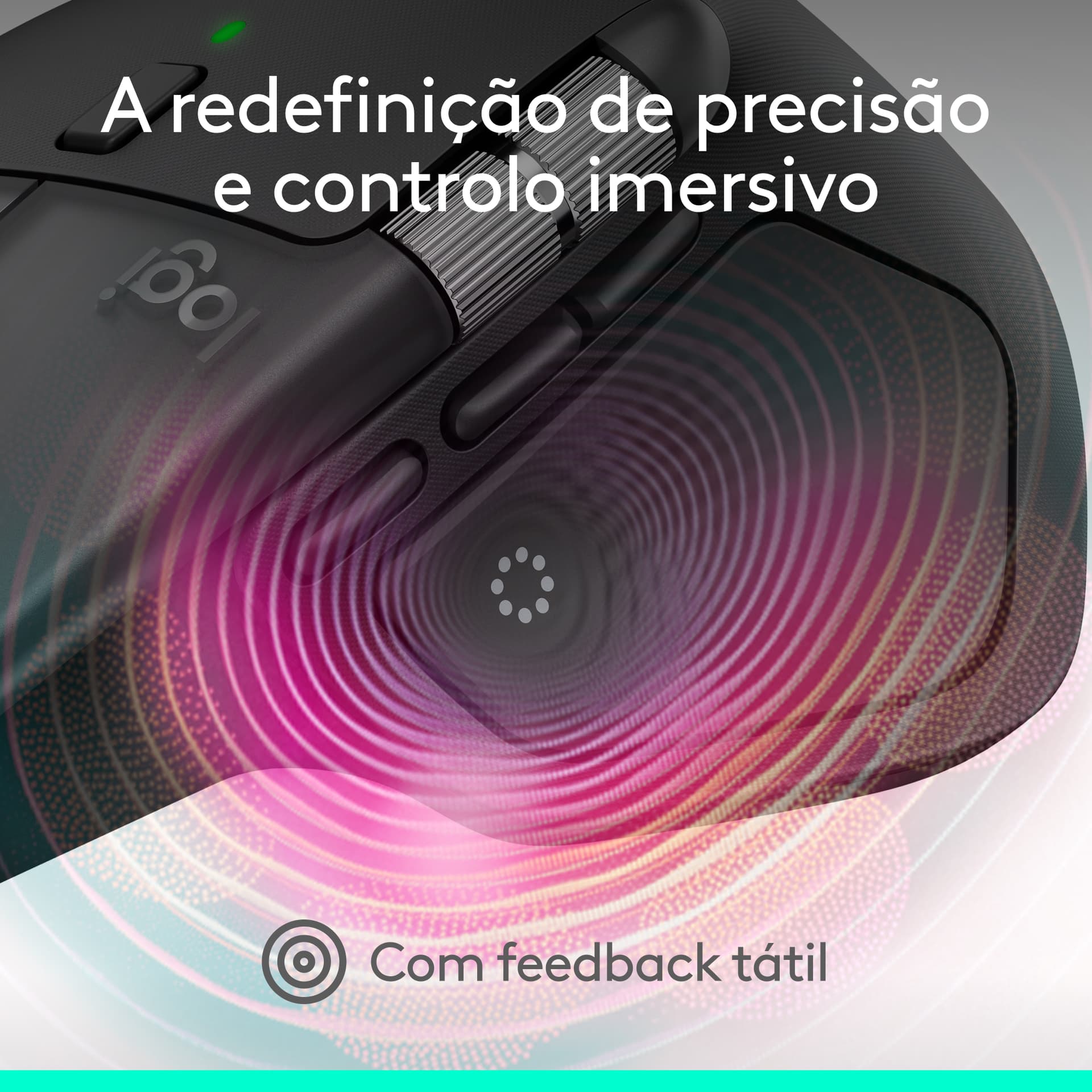 Logitech MX Master 4 for Mac, rato ergonómico com Bluetooth com feedback tátil de desempenho avançado, deslocamento ultrarrápido, carregamento por USB-C , MacOS, iPadOS, Windows - preto sideral — miniatura 7
