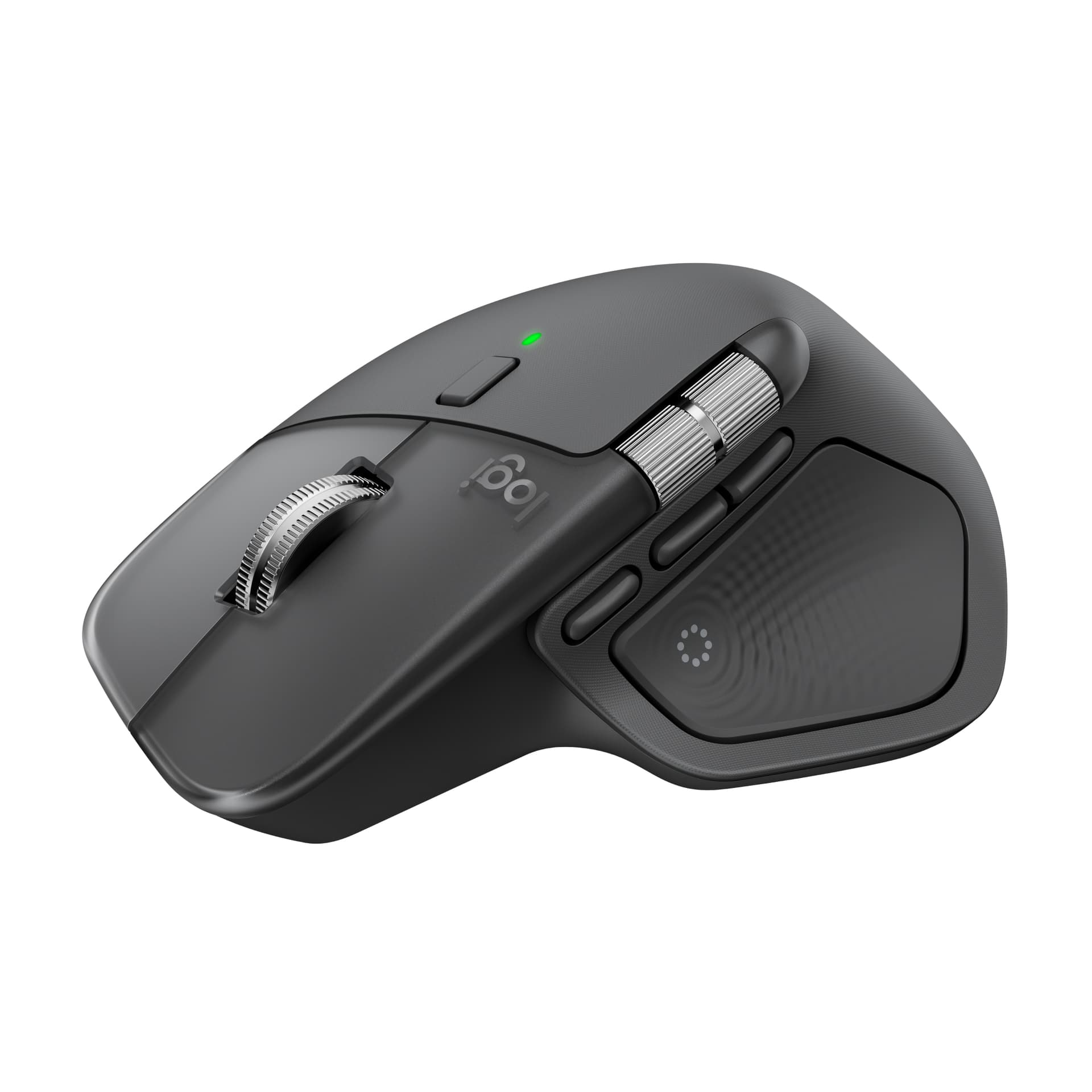 Logitech MX Master 4, rato ergonómico sem fios com feedback tátil de desempenho avançado, deslocamento ultrarrápido, carregamento por USB-C , Bluetooth, Windows, MacOS - cinzento claro — miniatura 15
