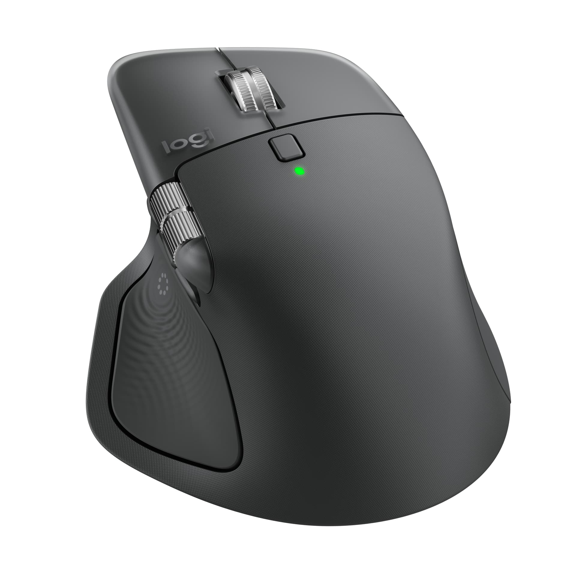 Logitech MX Master 4, rato ergonómico sem fios com feedback tátil de desempenho avançado, deslocamento ultrarrápido, carregamento por USB-C , Bluetooth, Windows, MacOS - cinzento claro — miniatura 5