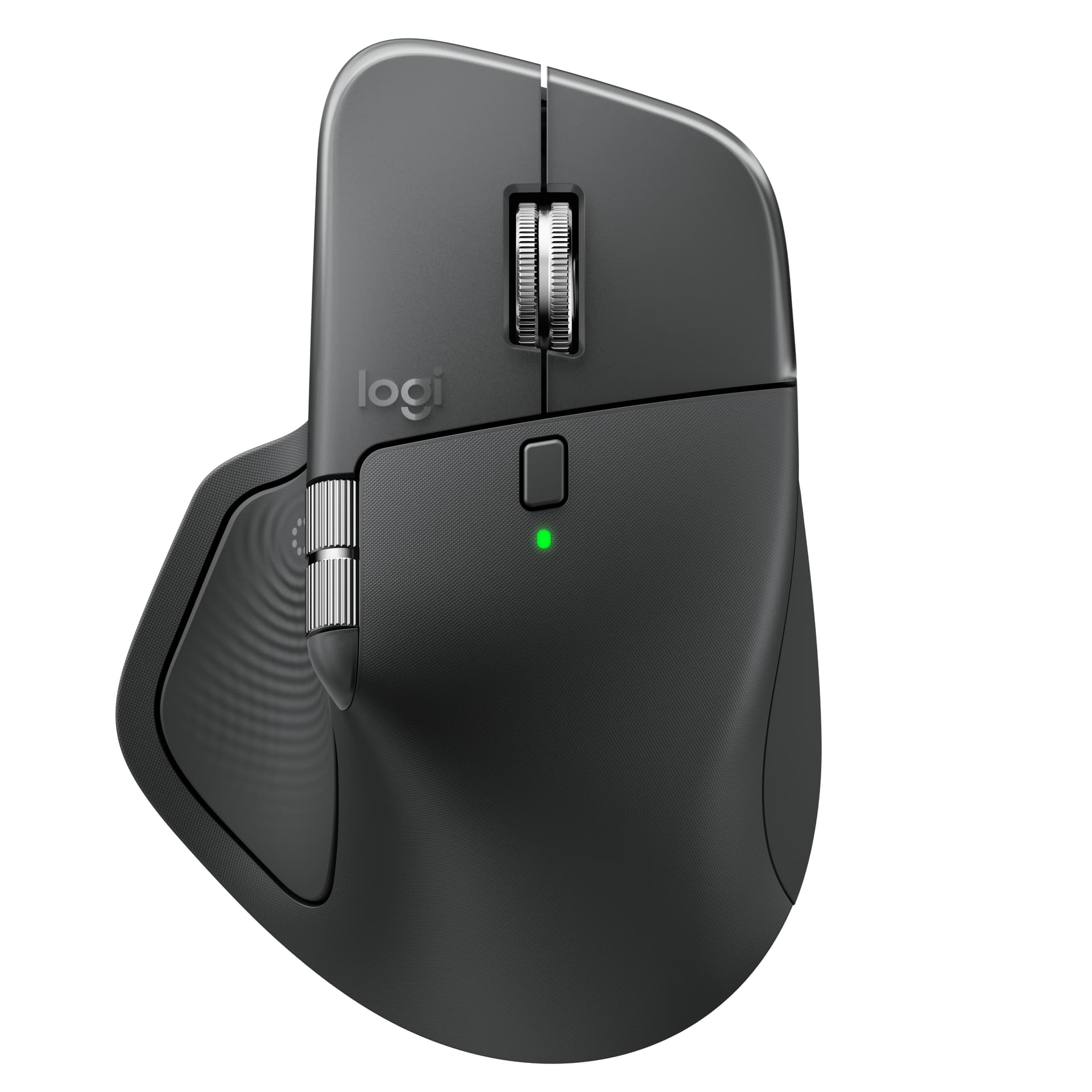 Logitech MX Master 4, rato ergonómico sem fios com feedback tátil de desempenho avançado, deslocamento ultrarrápido, carregamento por USB-C , Bluetooth, Windows, MacOS - cinzento claro — miniatura 6