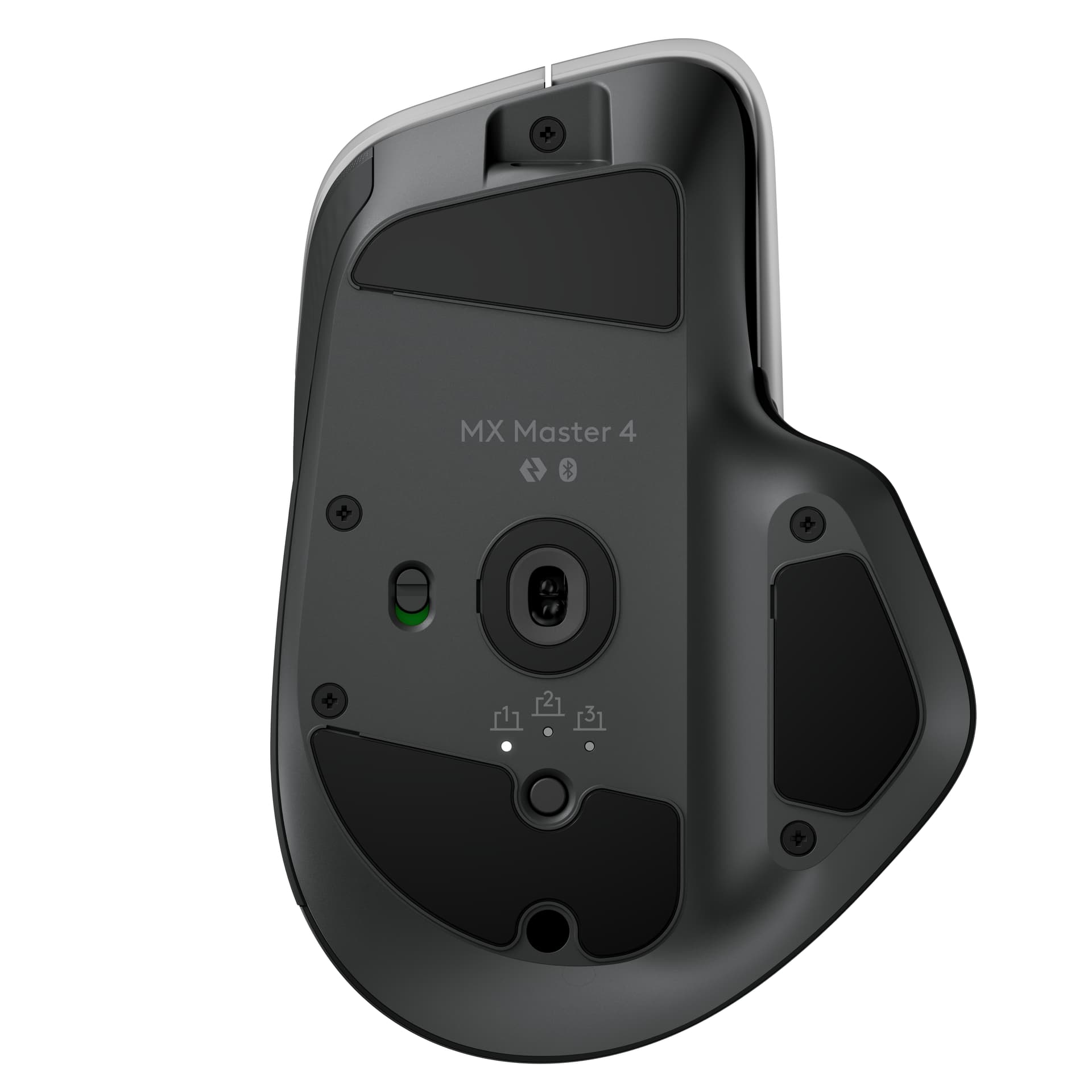 Logitech MX Master 4, rato ergonómico sem fios com feedback tátil de desempenho avançado, deslocamento ultrarrápido, carregamento por USB-C , Bluetooth, Windows, MacOS - cinzento claro — miniatura 7