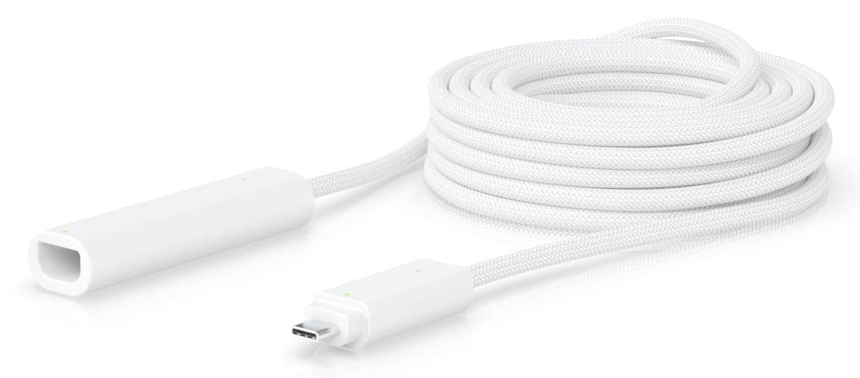 Ubiquiti Unifi - Cabo de extensão de vídeo - Conector Theta macho para Conector Theta fêmea - 5 m - branco, miniatura 1