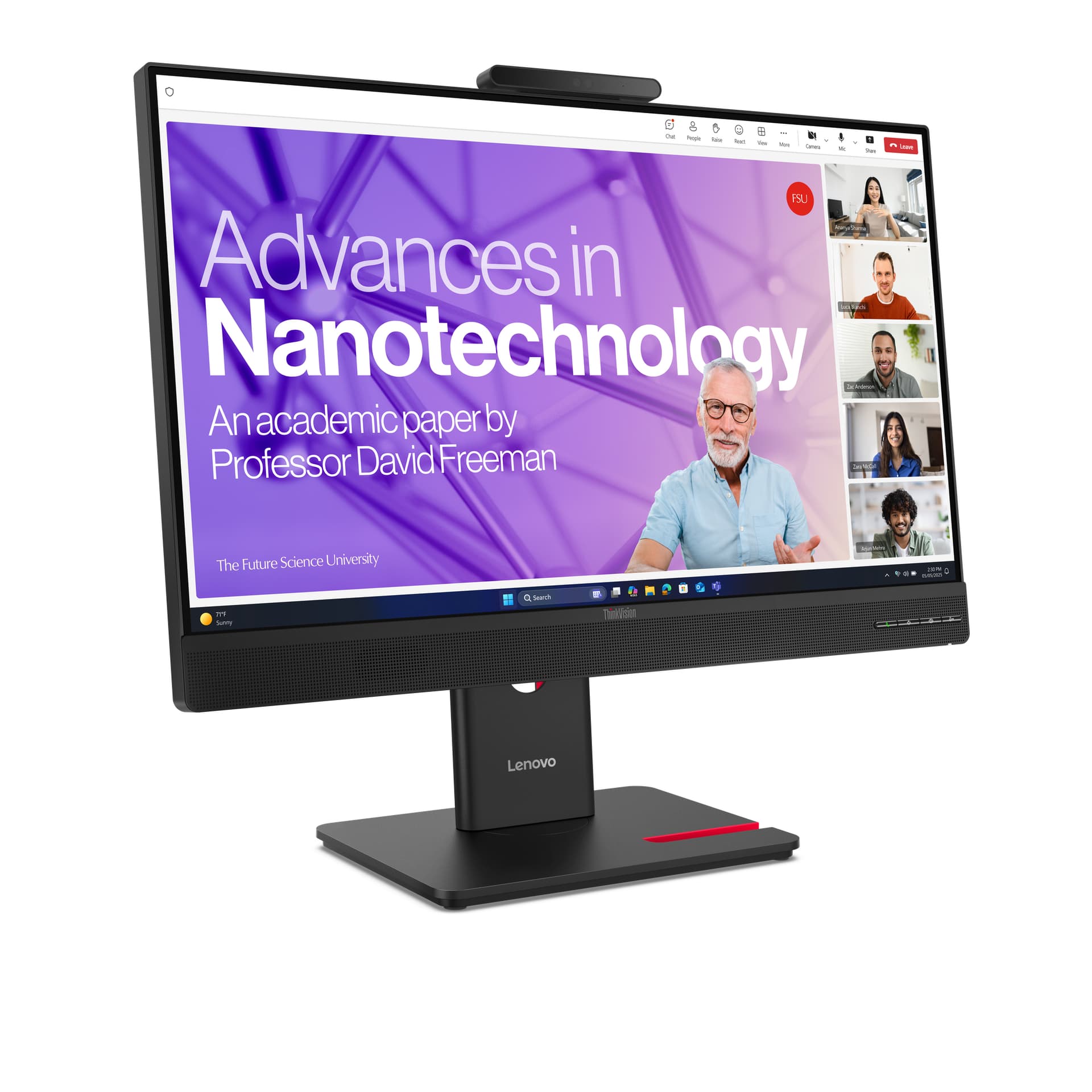 Lenovo ThinkVision T27QD-4v Monitor — miniatura 2