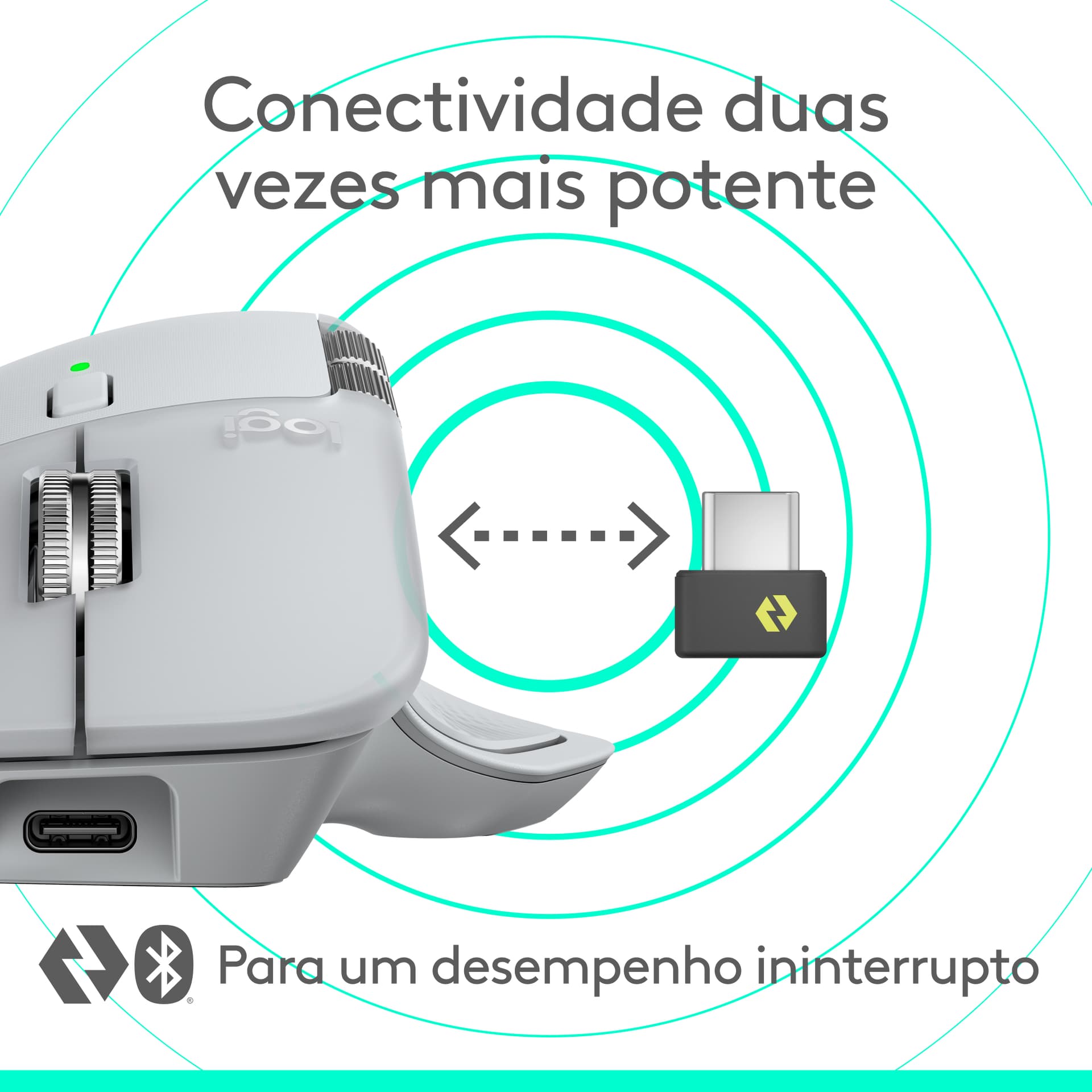 Logitech MX Master 4, rato ergonómico sem fios com feedback tátil de desempenho avançado, deslocamento ultrarrápido, carregamento por USB-C , Bluetooth, Windows, MacOS - grafite — miniatura 14