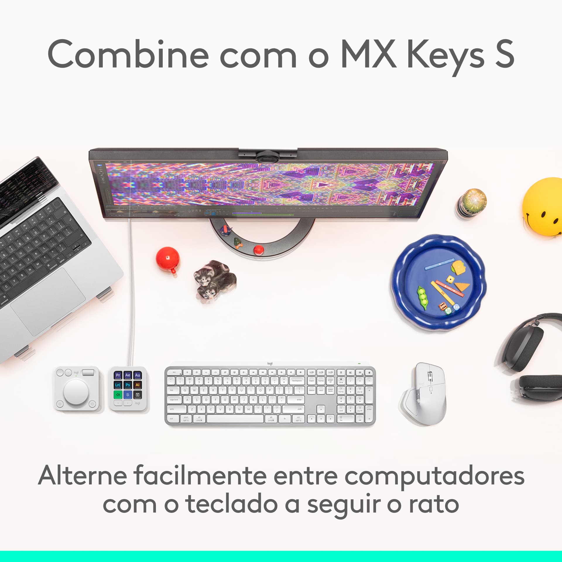 Logitech MX Master 4, rato ergonómico sem fios com feedback tátil de desempenho avançado, deslocamento ultrarrápido, carregamento por USB-C , Bluetooth, Windows, MacOS - grafite — miniatura 15