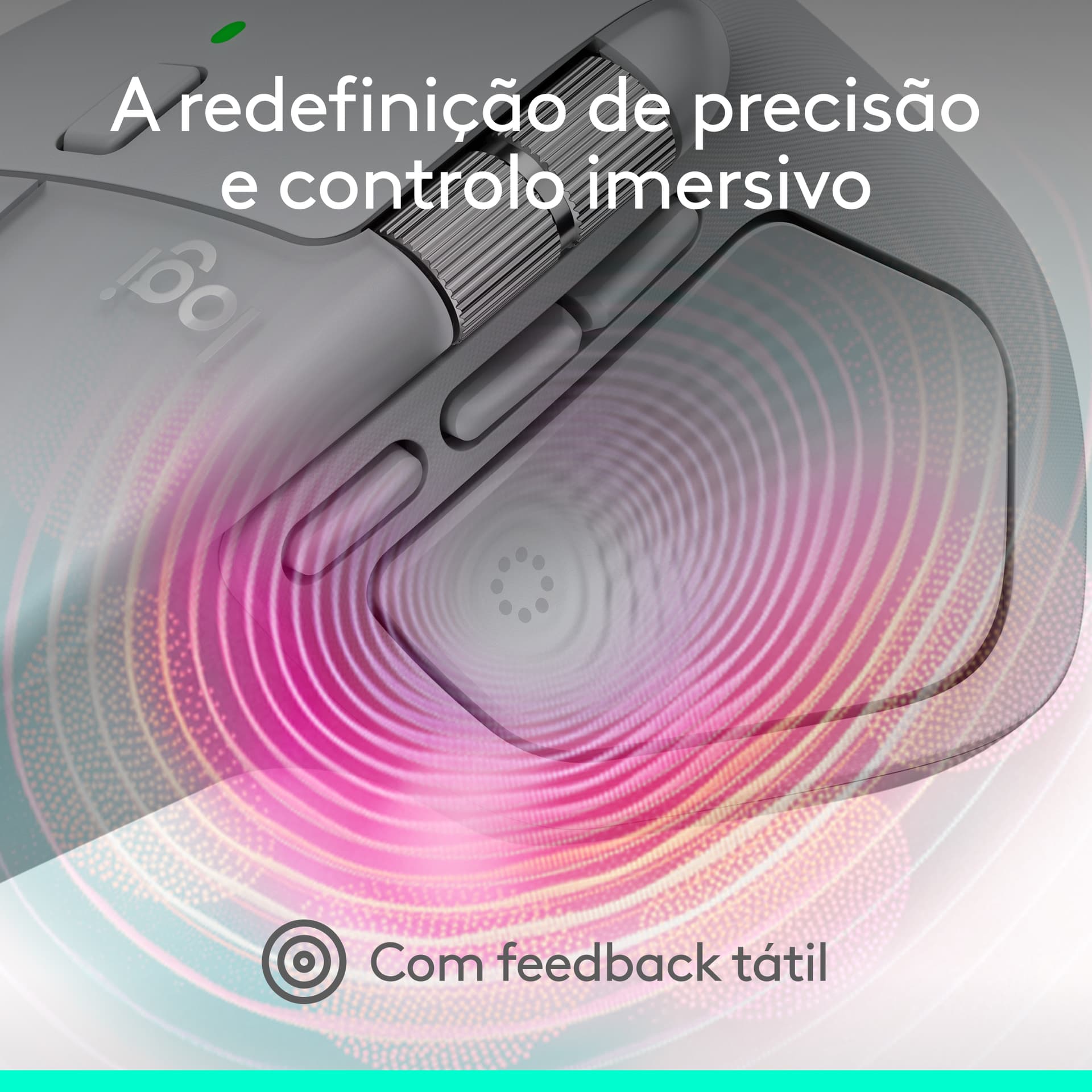 Logitech MX Master 4, rato ergonómico sem fios com feedback tátil de desempenho avançado, deslocamento ultrarrápido, carregamento por USB-C , Bluetooth, Windows, MacOS - grafite — miniatura 10