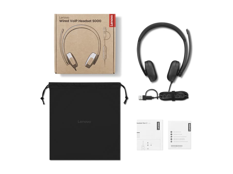 Lenovo VoIP Headset 5000 — miniatura 9