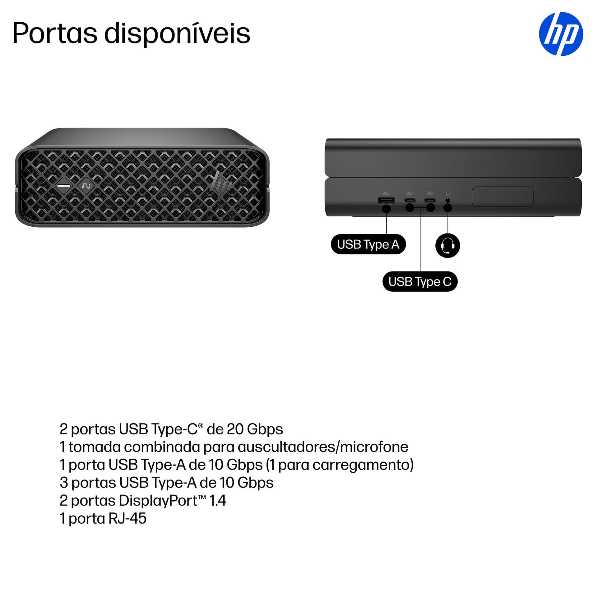HP Z2 Mini G1i Workstation Desktop PC — miniatura 4