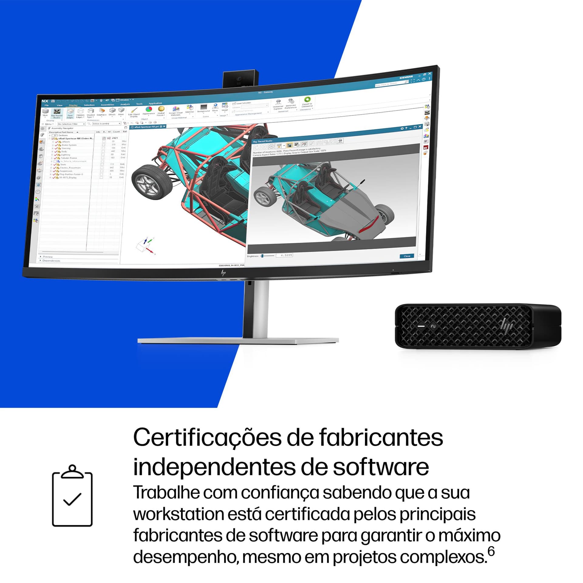 HP Z2 Mini G1i Workstation Desktop PC — miniatura 7