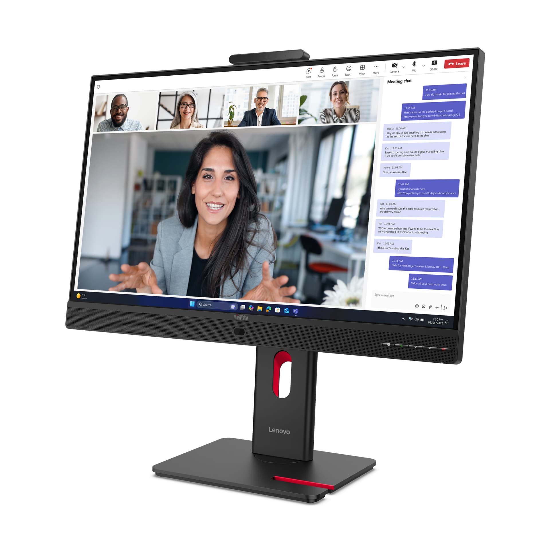 Lenovo ThinkVision T24-4v Monitor — miniatura 4