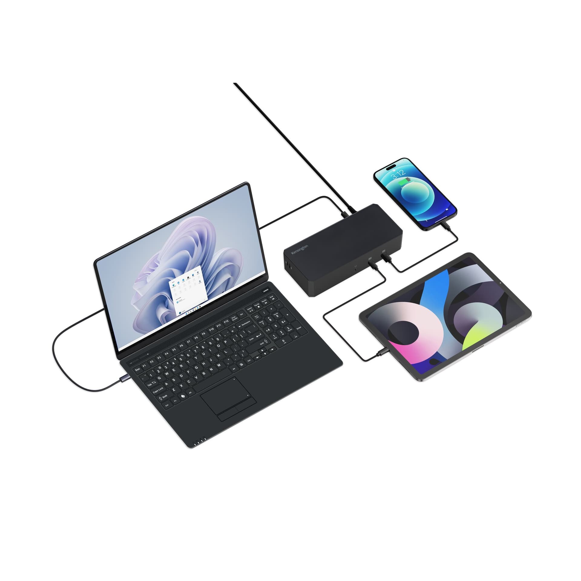 Kensington Estação de Docking Sem Driver SD4843P EQ USB-C 10Gbps Triplo Vídeo — miniatura 11
